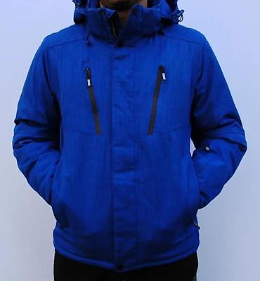 Zimske jakne: Muška zimska jakna – tamnoplava - Topao, punjen model sa kapuljačom - — 12