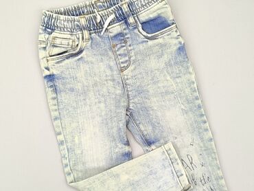 sukienka biala letnia wzory wiazana na szyi ptak rzgow: Jeans, So cute, 2-3 years, 92/98, condition - Very good