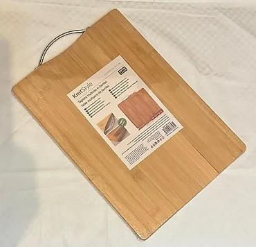 maxi staklene case: Daska za sečenje od bambusa KmtStyle 36x26x1.8cm. NOVO. OPIS — 1