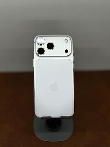 IPhone 17 Pro Max, Б/у, 1 ТБ, Matte Silver, В рассрочку, 100 %