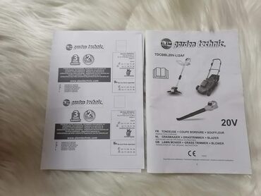 Kosilice i trimeri: Kosačica,trimer i duvaljka Cena 170 evra NOVO Radi na punjive baterije — 12