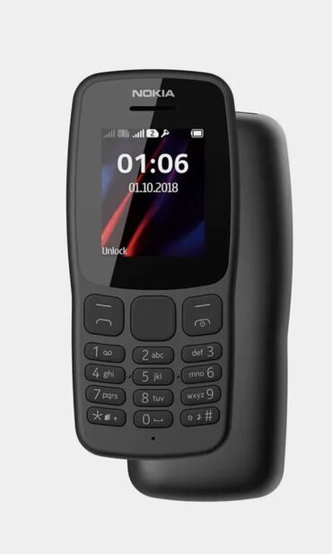 nokia 7280: Nokia 106, Новый, цвет - Черный, 2 SIM