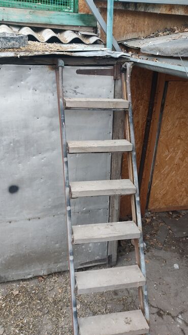 ступеньки для лестницы: Лесница на крышу очень крепкая удобная