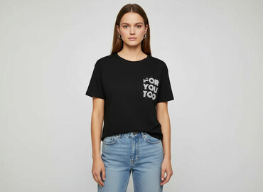 t shirty z dziurami: Sinsay, Футболка жіноча, розмір S