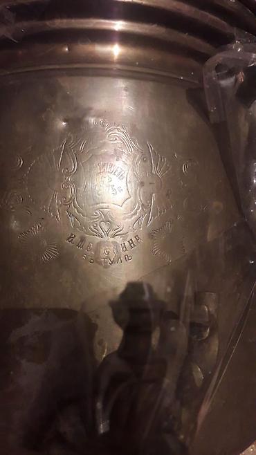 tula qarmon: Antik samovar – Tula istehsalı, İ.M. СБИНА (Sbeta/Sbina) damğalı. - — 1
