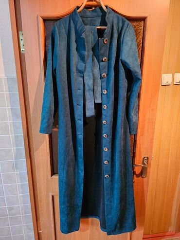 женские пиджаки жакеты: Длинное женское пальто/плащ из мягкой замши насыщенного