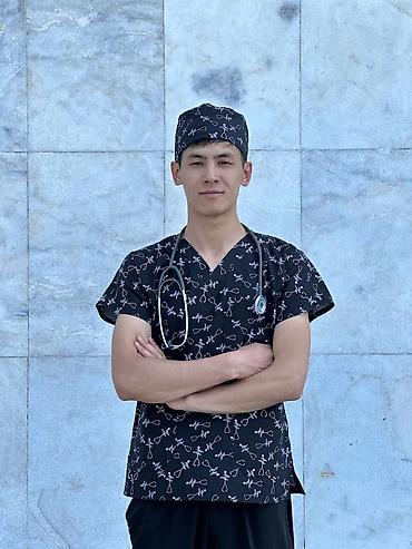 вещи аниме: Медицинские scrub-топы с принтами + хирургические шапочки - Унисекс и — 2