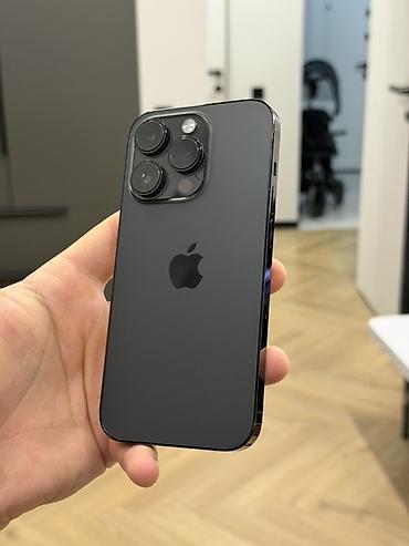 IPhone 14 Pro, Б/у, 128 ГБ, Черный, Кабель, 87 % at lalafo.kg IPhone 14 Pro, Б/у, 128 ГБ, Черный, Кабель, 87 %