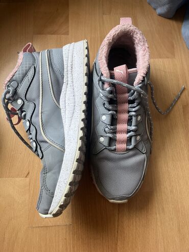 женские кроссовки adidas barricade: Puma, Размер: 38.5, цвет - Серый, Б/у