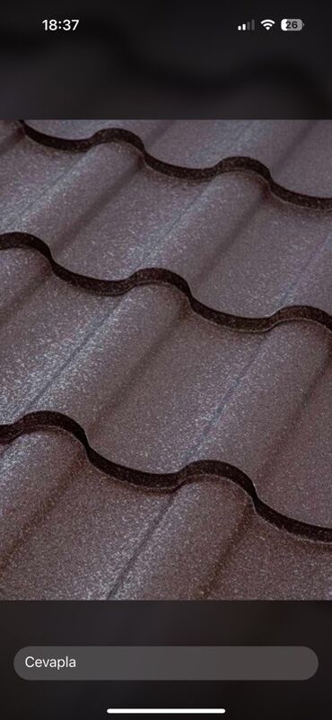 Çerepitsa: Metal dam örtükləri, rəng - Yaşıl — 13