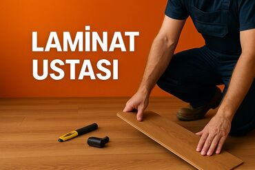 Другие стройуслуги: Peşəkar laminat döşəmə quraşdırma xidməti təklif olunur. İstər eviniz