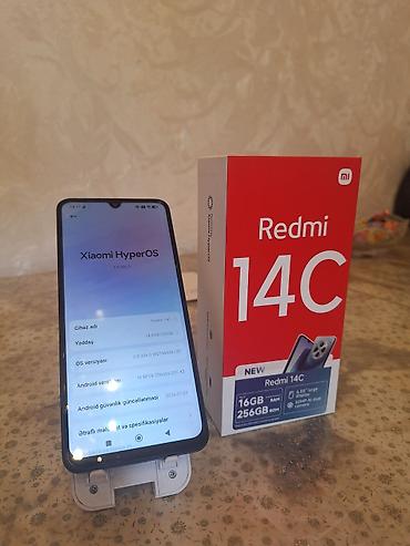 redmi telfon: Redmi 14C, 256 GB, rəng - Göy, Sənədlərlə — 1