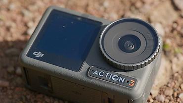 direksiyon set: DJI Osmo Action 3 aksion kamerası - Geniş bucaqlı obyektiv, sürətli — 1