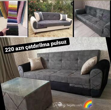 Sifarişlə divanlar: Si̇fari̇şle * *✨ divan 220 manat ✨rəng seçimi var ✨ölçü uzunluq 210sm