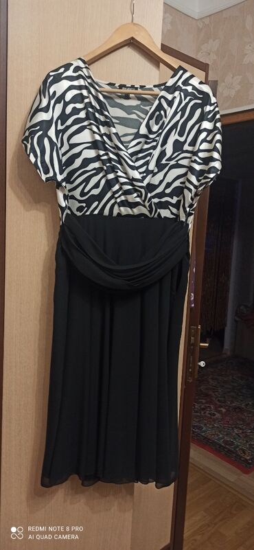 черно белые платья: Вечернее платье, 2XL (EU 44)