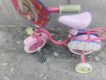 коляски для двойни: Uşaq üçtəkərli velosipedi - Rəng: çəhrayı və açıq yaşıl tonlarda - Ön — 3