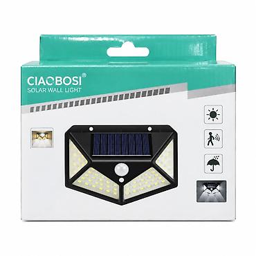 Naslov: KMT Solarna lampa TX-9494 Opis: Solarna LED zidna lampa koja