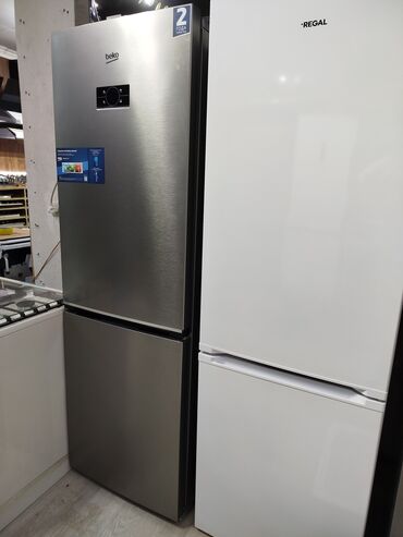 soyuducu 2 əl: 2 qapılı Beko Soyuducu Satılır, rəng - Gümüşü