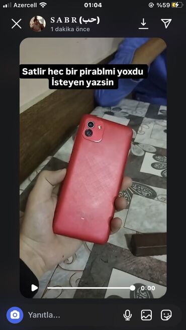 Samsung: Samsung Galaxy A03, 32 GB, rəng - Qırmızı