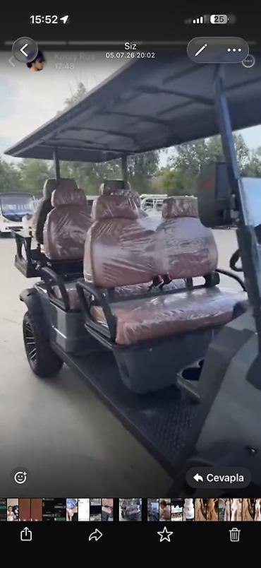 Грузовые тачки: Elektrikli 8 nəfərlik golf karı / transfer buggy - Geniş tutum: 4 — 2