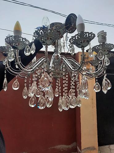 çilçıraq qiymətləri: Çılçıraq, 10 və daha çox lampa, Xrustal — 1