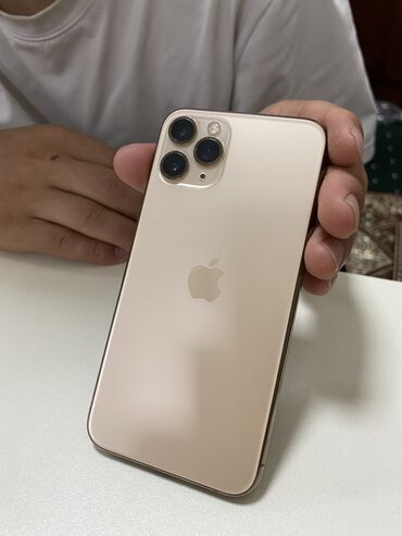 за сколько можно продать айфон 14 про макс: IPhone 11 Pro, Колдонулган, 256 ГБ, Алтын, Коргоочу айнек, Каптама, 100 %