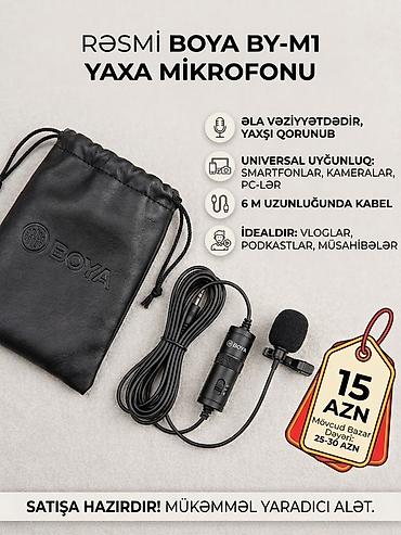 kopuklu silah: Rəsmi BOYA BY-M1 yaka mikrofonu - Universal uyğunluq: smartfonlar — 1