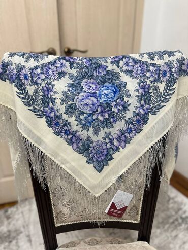 Платки: Платки Павлопосадские✨ Новое поступление 😍 Размер 89*89 с бахромой / — 12