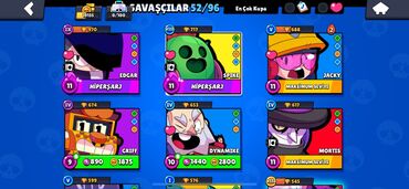 Video oyunlar üçün aksesuarlar: Brawl Stars hesabı – yüksək səviyyəli, oynamağa hazır - Kupa: 19 135 — 4