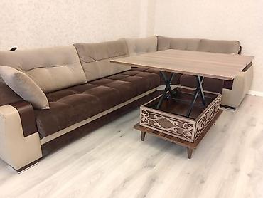 Ev və bağ: Düz masa, Transformer, Təkərsiz, Teksturalı laminat — 6