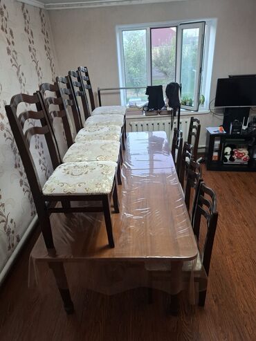 стол обеденный размер стандартный: Стол и стул для зала, цвет - Коричневый