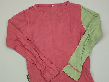 neonowa różowa bluzka: Blouse, 5-6 years, 110-116 cm, condition - Fair