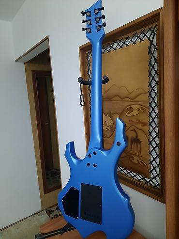 Гитары: Электрогитара НОВАЯ 🎸!!! с модерновым дизайном типа "Warlock", НН — 8