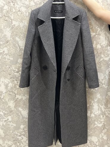 qadınlar üçün klassik palto: Palto A-Dress, L (EU 40), rəng - Boz
