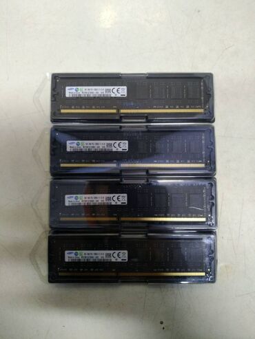 Оперативная память (RAM): Оперативная память, Новый, Samsung, 8 ГБ, DDR3, 1600 МГц, Для ПК