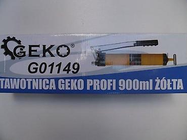 kovane gedore 1 col: Tlačna mazalica GEKO G01149 PROFI – ručna, 900 ml, žuta - — 2