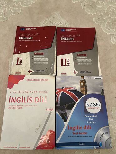 tibb kitablari: İngilis dili test toplusu 3 azn İngilis dili hədəf 5 azn İngilis dili