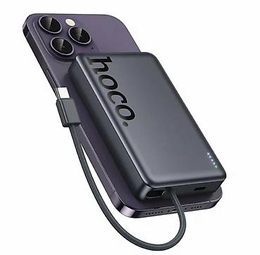 magnet: Hoco Q44 Magnetic Wireless Charging Power Bank 10000 мА·ч - Емкость — 3