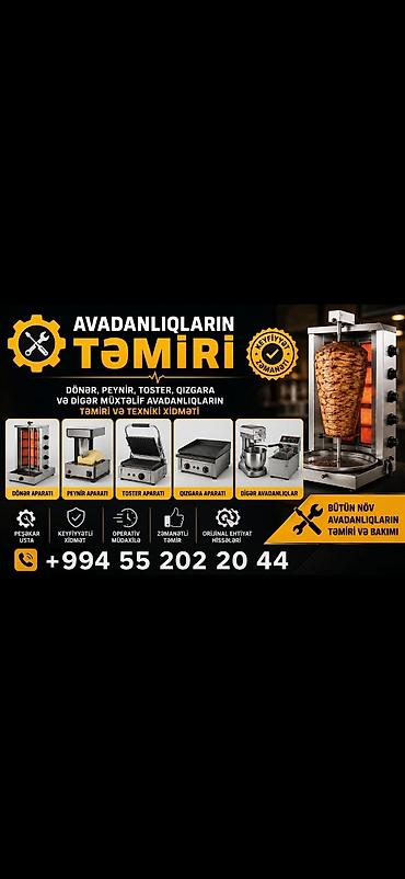 hoffman mikrodalgali soba: Avadanlıqların təmiri və texniki xidməti İxtisaslaşdığımız — 1