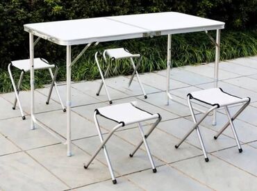 baliqci: Piknik masası yeni model ?️piknik stolu ve stullari ?️4 eded oturacaq