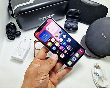 Apple iPhone: IPhone 12 mini, Б/у, 128 ГБ, Space Gray, Зарядное устройство, 91 % — 12