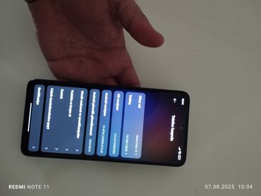 Redmi: Redmi Note 14, 128 GB, rəng - Qara, Barmaq izi, Face ID, Sənədlərlə