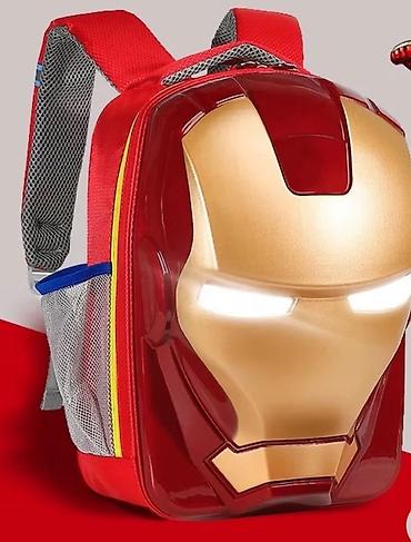 iron: Б/у Детский рюкзак в стиле Iron Man (Марвел) при движении, тряски — 5