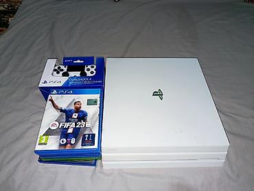 Видео оюндар жана приставкалар: Playstation 4 pro 1TB Продаю PS4 pro 1TB в белом цвете, поцветки все — 2