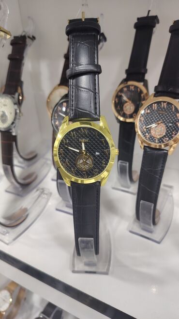 Qol saatları: Yeni, Qol saatı, Fossil, rəng - Qızılı — 1