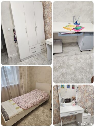 ош мебели: Детский гарнитур, цвет - Белый, Б/у