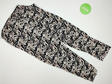 high waist: Spodnie materiałowe damskie, rozmiar M — 3