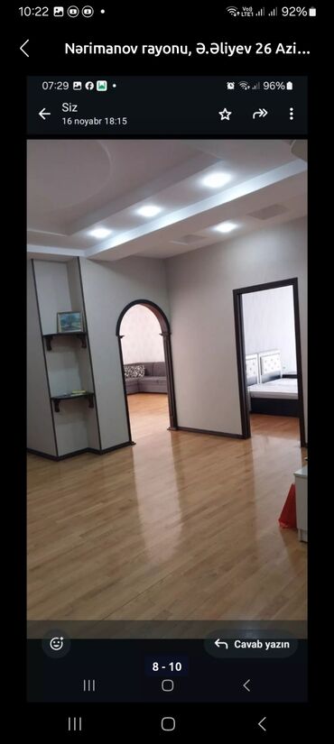 Mənzil kirayələyirəm: 3 otaqlı, 127 kv. m -da lalafo.az — 1 Mənzil kirayələyirəm: 3 otaqlı, 127 kv. m — 1