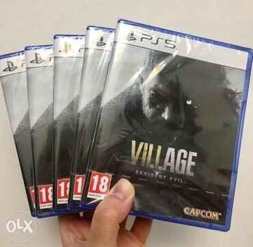 playstation 3 baku electronics: PlayStation 5 resident evil Village oyun diski