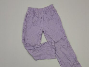 liliowe spodenki: Spodnie dresowe, 5-6 lat, 116, stan - Dobry